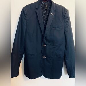 Kid / Men's Navy Blue Blazer - Classic Two-Button Suit Jacket